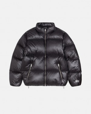 Stussy Down Puffer Parachute Ripstop - Unisex Jackets Szürke | AHUDF26601