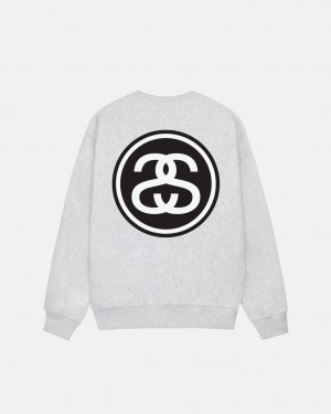 Stussy SS-Link Crew - Unisex Hoodies Szürke | AHUWC65777