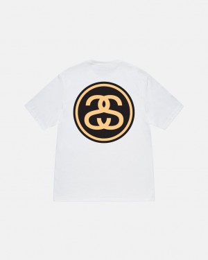 Stussy SS-Link Tee - Unisex Shortsleeve Fehér | LHUTR54151