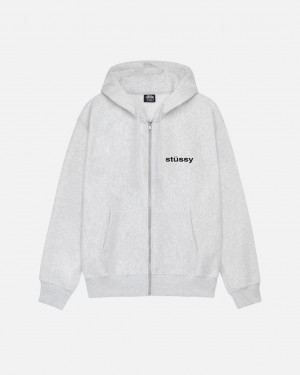 Stussy SS-Link Zip Hoodie - Unisex Hoodies Szürke | HUJVR76621