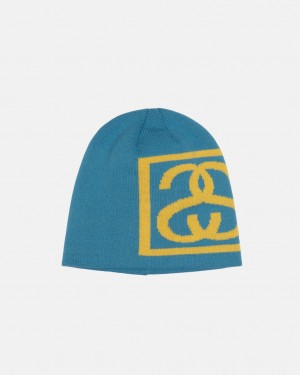 Stussy Skullcap SS Link - Unisex Világos Türkiz | AHUDF13574