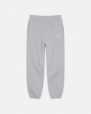 Stussy Stock Logo Sweatpant - Unisex Pants Szürke | HUEAH92415