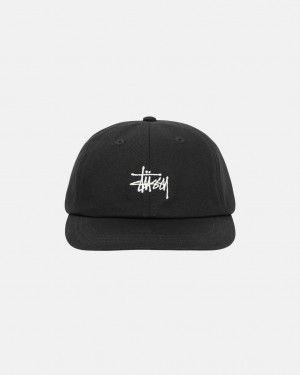 Stussy Stock Low Pro Cap - Unisex Fekete | DHUKV48653