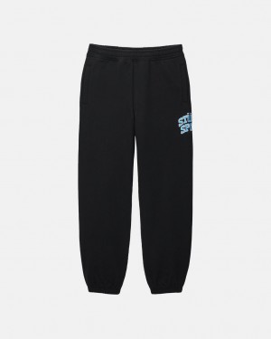 Stussy Stüssy Sport Sweatpant - Unisex Jeans Pants Fekete | HUNEJ10988