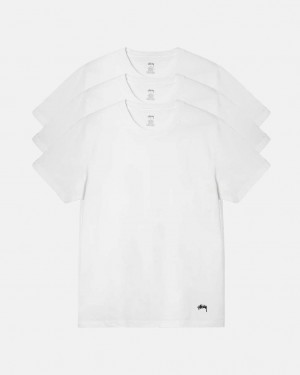 Stussy Stussy Undershirt - Unisex Sweaters Knits Fehér | FHUUI45100