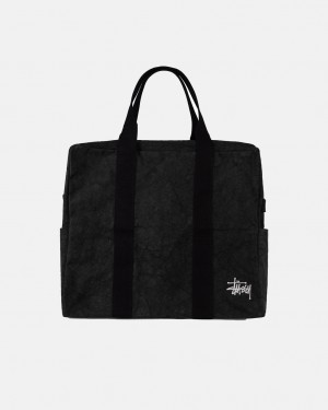 Stussy Vászon Flight Bag - Unisex Bags Fekete | HUCIF90905