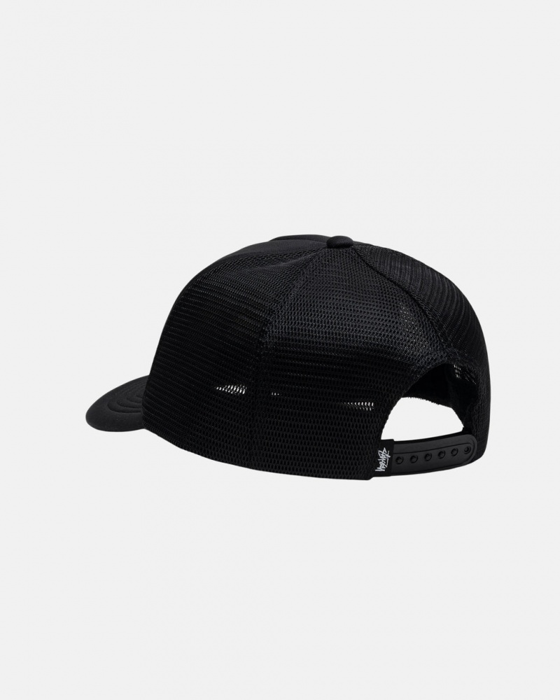 Stussy 8 Ball Trucker Cap - Unisex Fekete | HUJKU16048