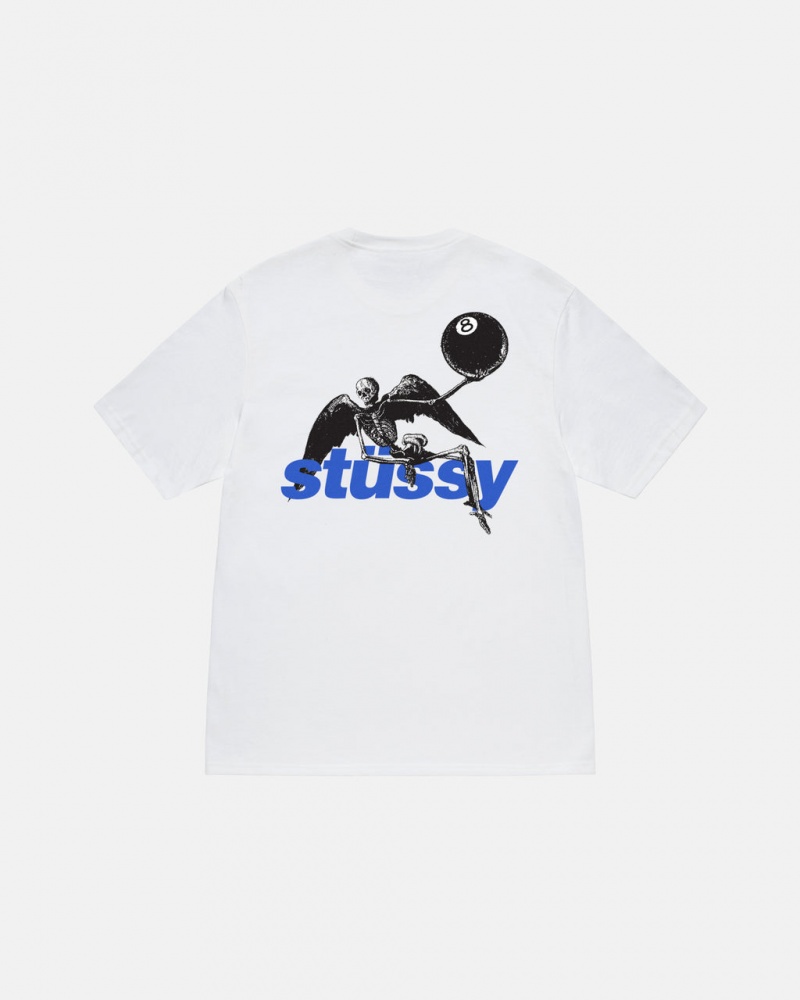 Stussy Apocalypse Tee - Unisex Shortsleeve Fehér | GHUUC73599