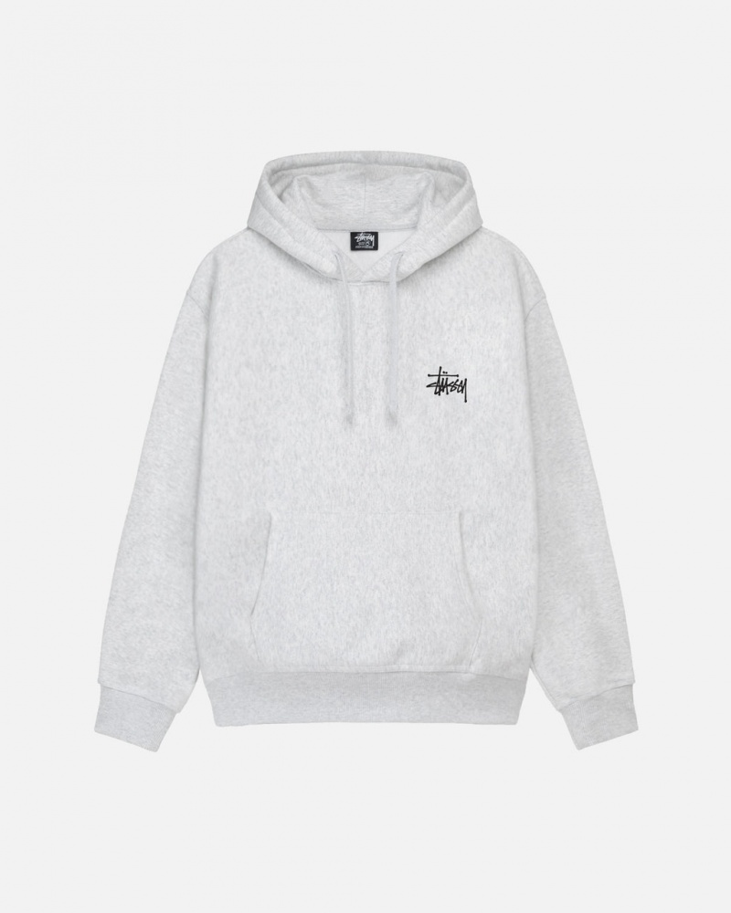 Stussy Basic Stussy Hoodie - Unisex Hoodies Szürke | FHUUI75335