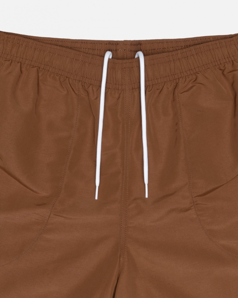 Stussy Big Basic Vizi Rövid - Men&s Shorts Trunks Kávé | GHUUC35783