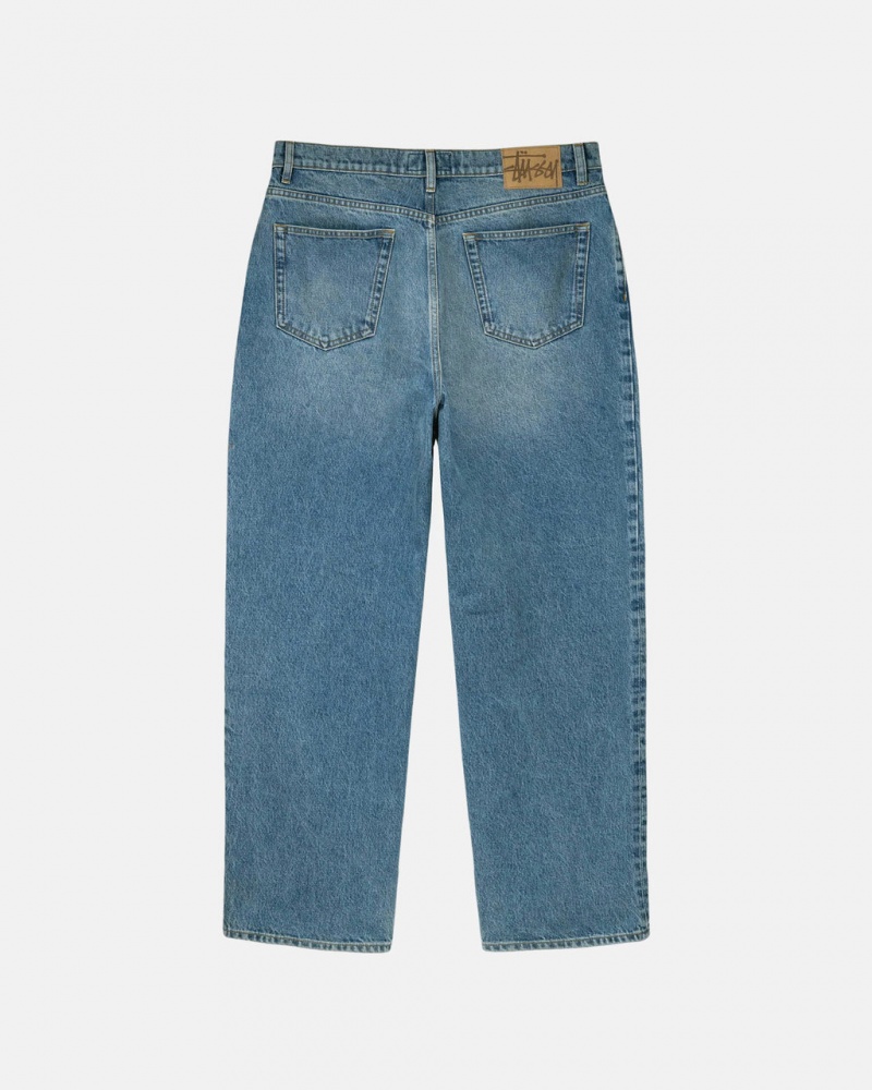 Stussy Big Ol& Jean Denim - Unisex Denim Kék | HUIIZ38112