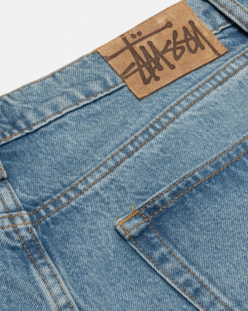 Stussy Big Ol& Jean Denim - Unisex Denim Kék | HUIIZ38112