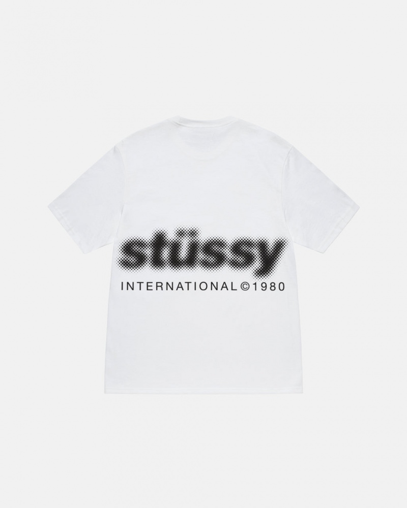 Stussy Blur Tee - Unisex Shortsleeve Fehér | HUQCS30414