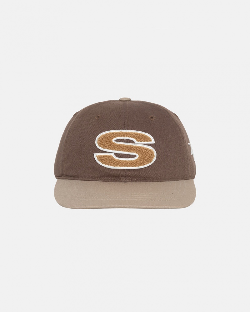 Stussy Chenille S Low Pro Cap - Unisex Barna | HUCIF88658