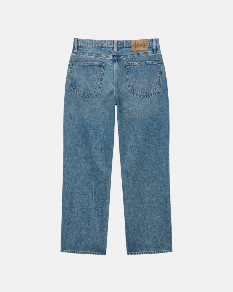 Stussy Classic Jean Denim - Unisex Denim Kék | HUXMI97005