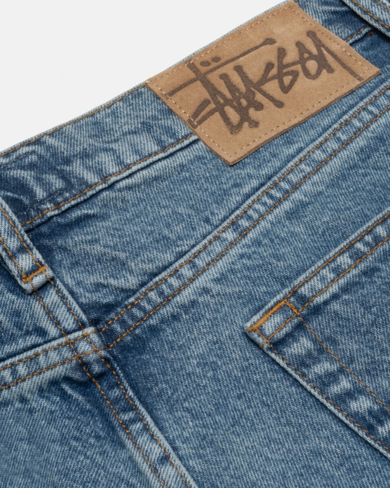 Stussy Classic Jean Denim - Unisex Denim Kék | HUXMI97005