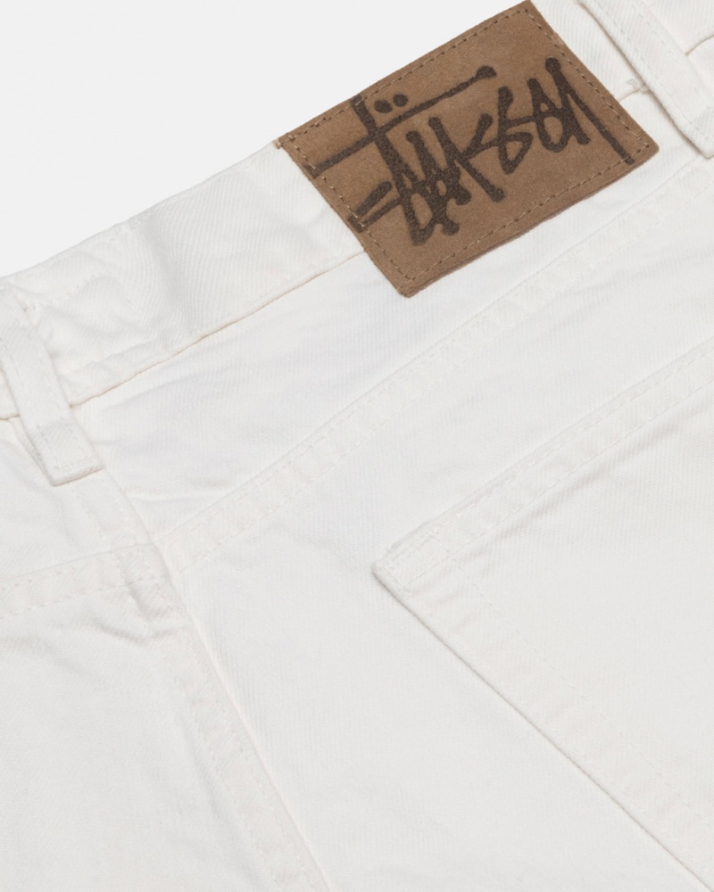 Stussy Classic Jean Overdyed - Unisex Denim Bézs | BHUSD33569