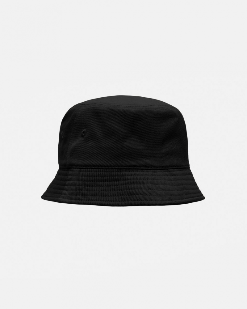 Stussy Deep Bucket Hat SS Link - Unisex Fekete | ZHUNQ43601