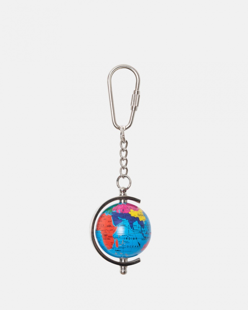 Stussy Globe Keychain - Key Chain Színes | BHUSO98143