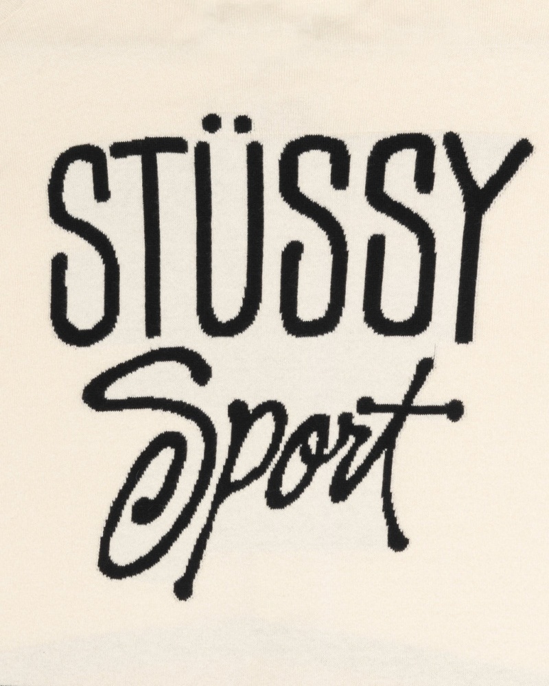 Stussy Hockey Pulóver - Unisex Sweaters Bézs | LHUTR42371