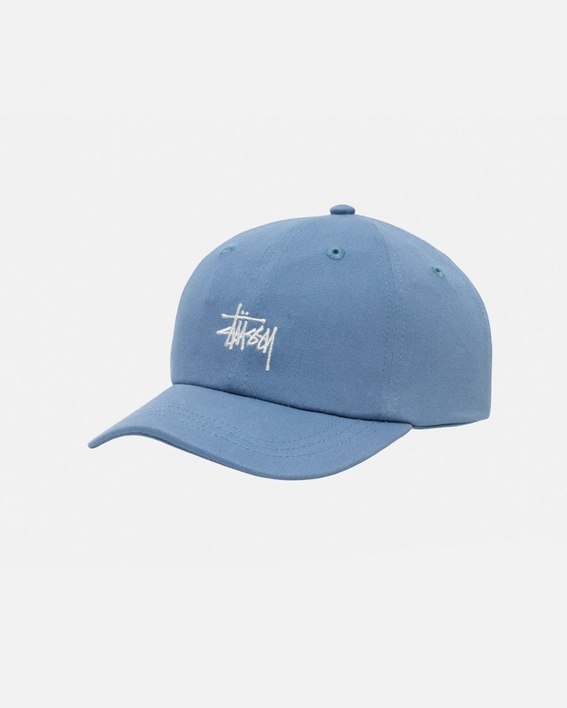 Stussy Low Pro Basic Stock Strapback - Unisex Kék | GHUEC76953