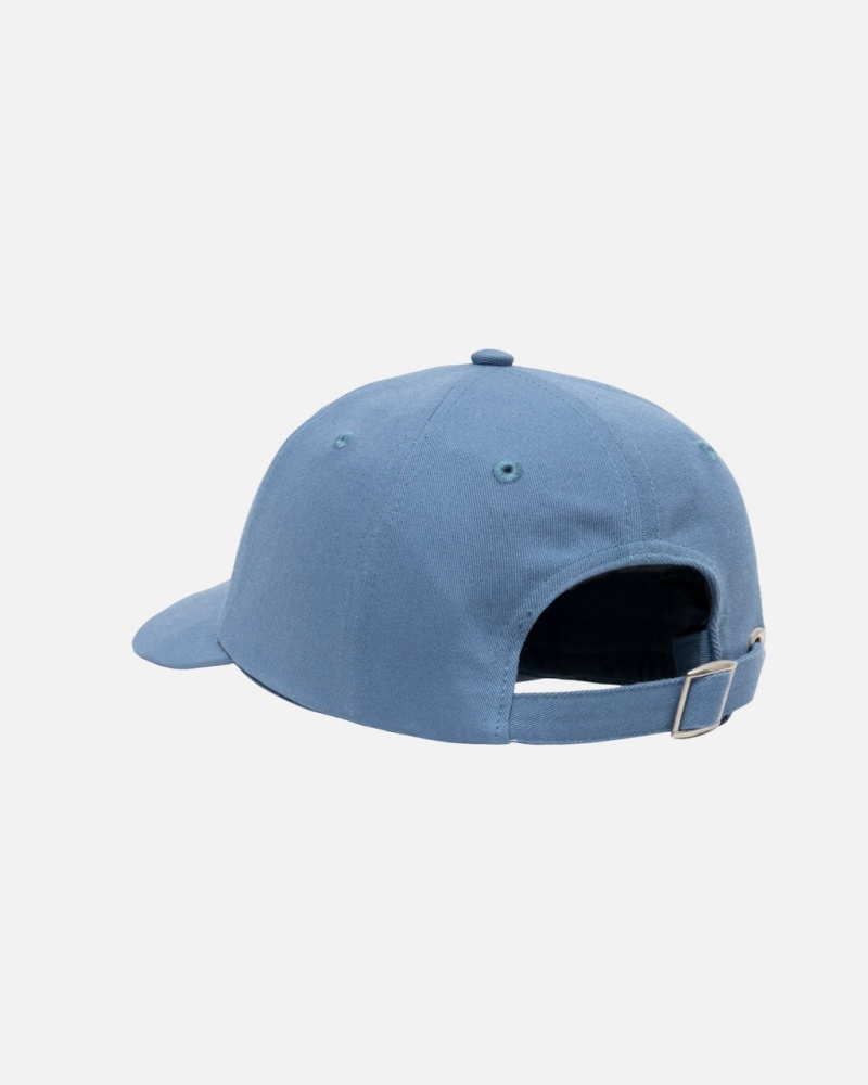 Stussy Low Pro Basic Stock Strapback - Unisex Kék | GHUEC76953