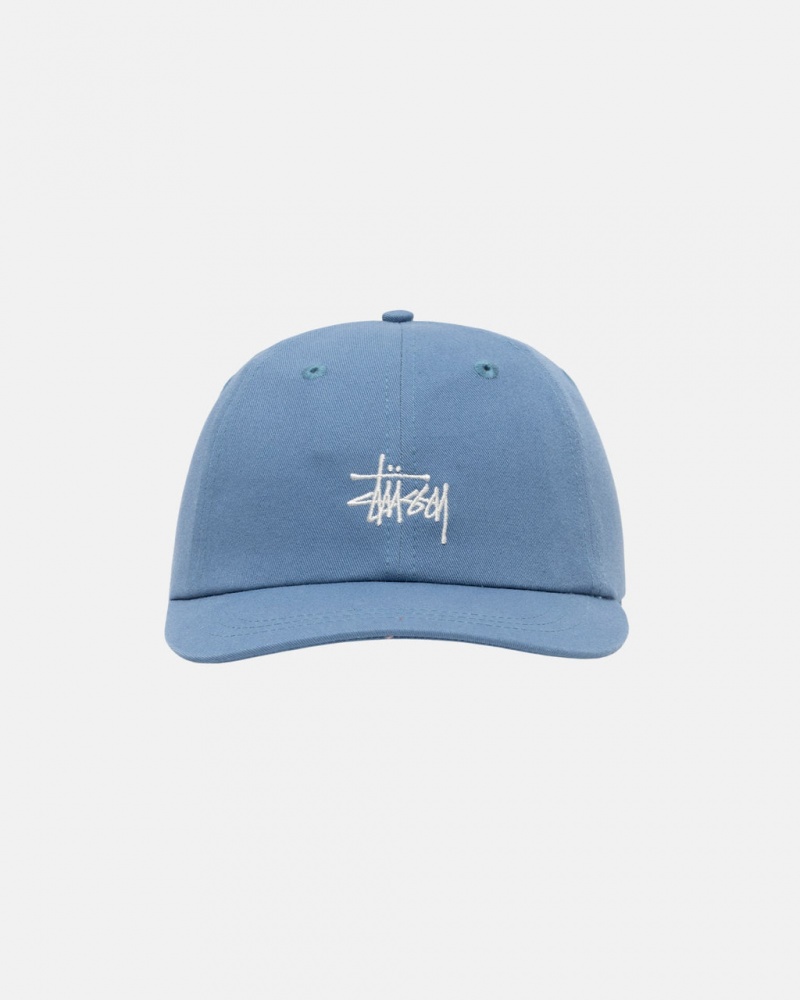 Stussy Low Pro Basic Stock Strapback - Unisex Kék | GHUEC76953