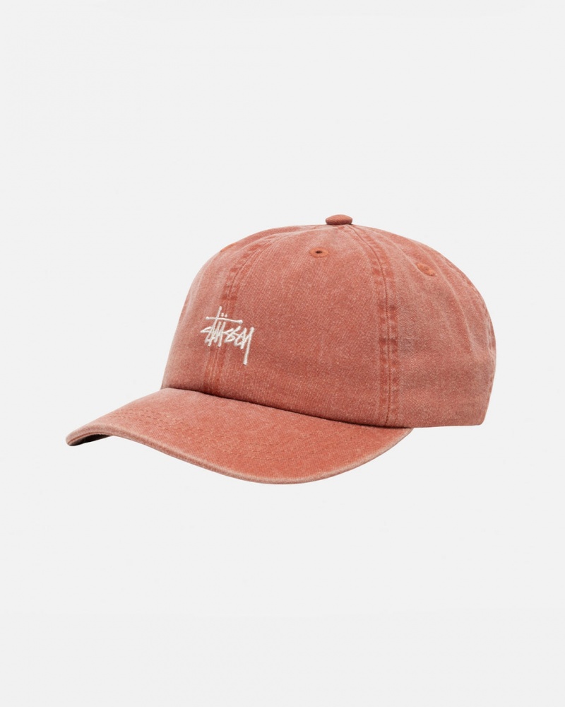 Stussy Low Pro Basic Washed Strapback - Unisex Barna | HUNEJ87141