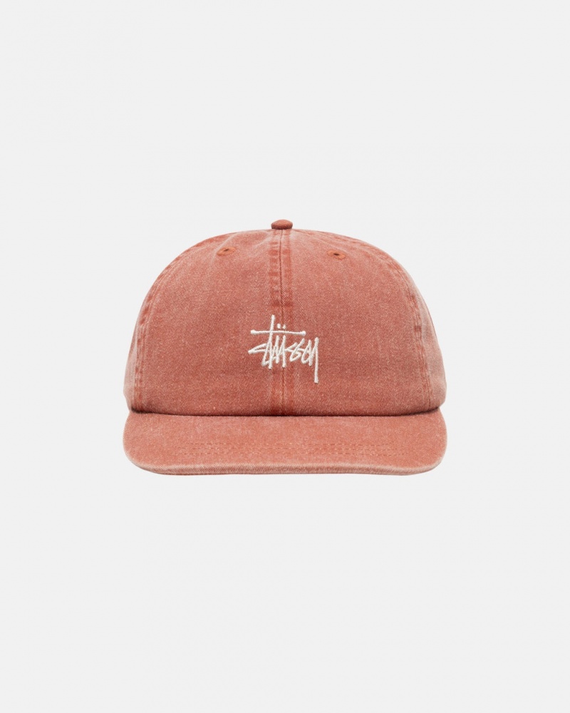 Stussy Low Pro Basic Washed Strapback - Unisex Barna | HUNEJ87141