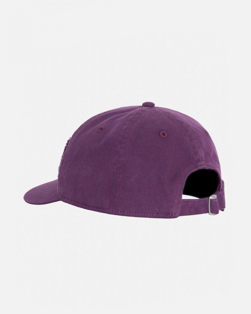 Stussy Low Pro Copyright Applique Strapback - Unisex Lila | THUWZ47875