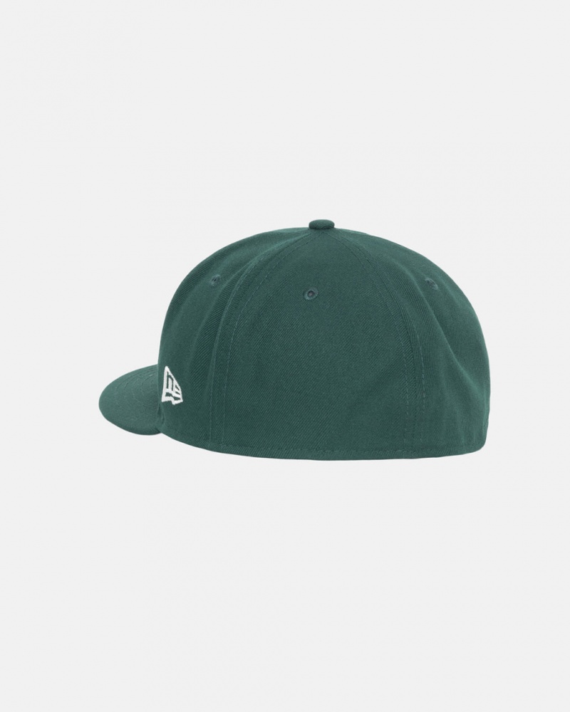 Stussy New Era 59Fifty Authentic - Unisex Zöld | PHUER68531