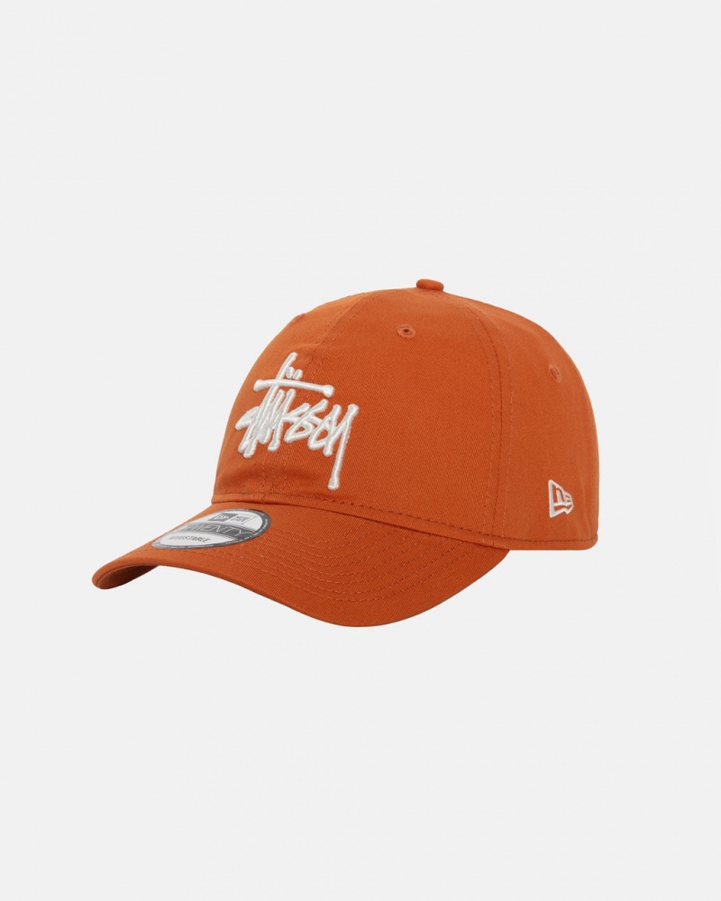 Stussy New Era 9Twenty Basic Strapback - Unisex Narancssárga | PHUQX41310