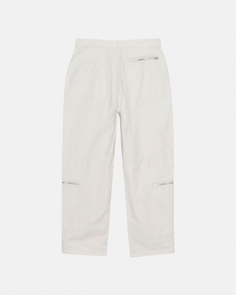 Stussy Nyco Flight Pant - Unisex Jeans Pants Krém | HUJBT14700