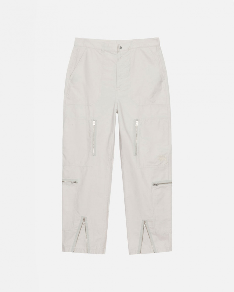 Stussy Nyco Flight Pant - Unisex Jeans Pants Krém | HUJBT14700