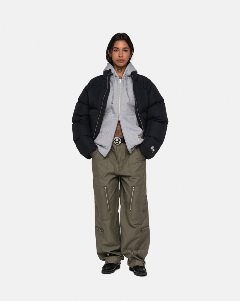 Stussy Nyco Flight Pant - Unisex Jeans Pants Olivazöld | HUIIZ34713