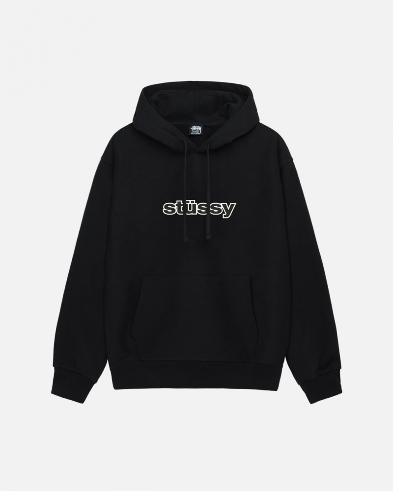 Stussy SS-Link Hoodie - Unisex Hoodies Fekete | MHUHR85785