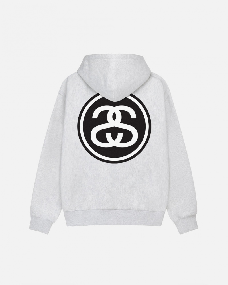 Stussy SS-Link Hoodie - Unisex Hoodies Szürke | GHUEC35646