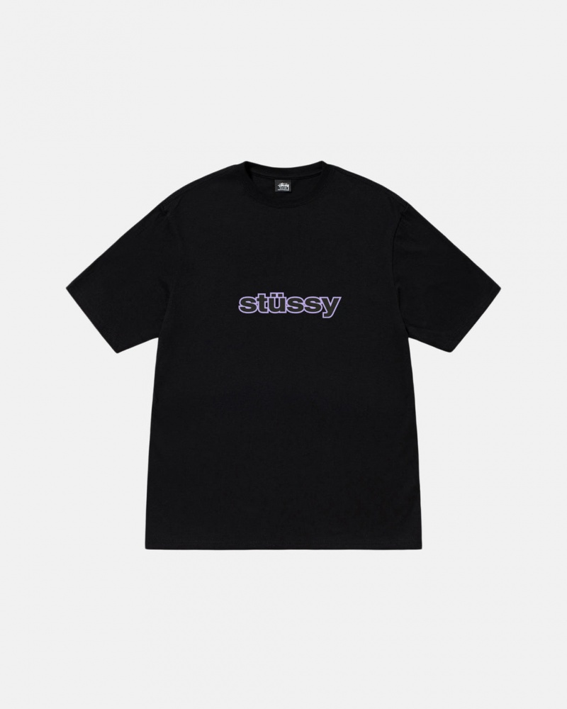 Stussy SS-Link Tee - Unisex Shortsleeve Fekete | HUJKU54231