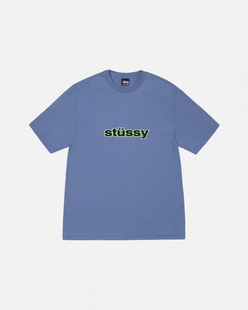 Stussy SS-Link Tee - Unisex Shortsleeve Kék | XHUBH27856