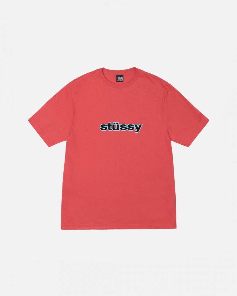 Stussy SS-Link Tee - Unisex Shortsleeve Piros | QHUUV83518