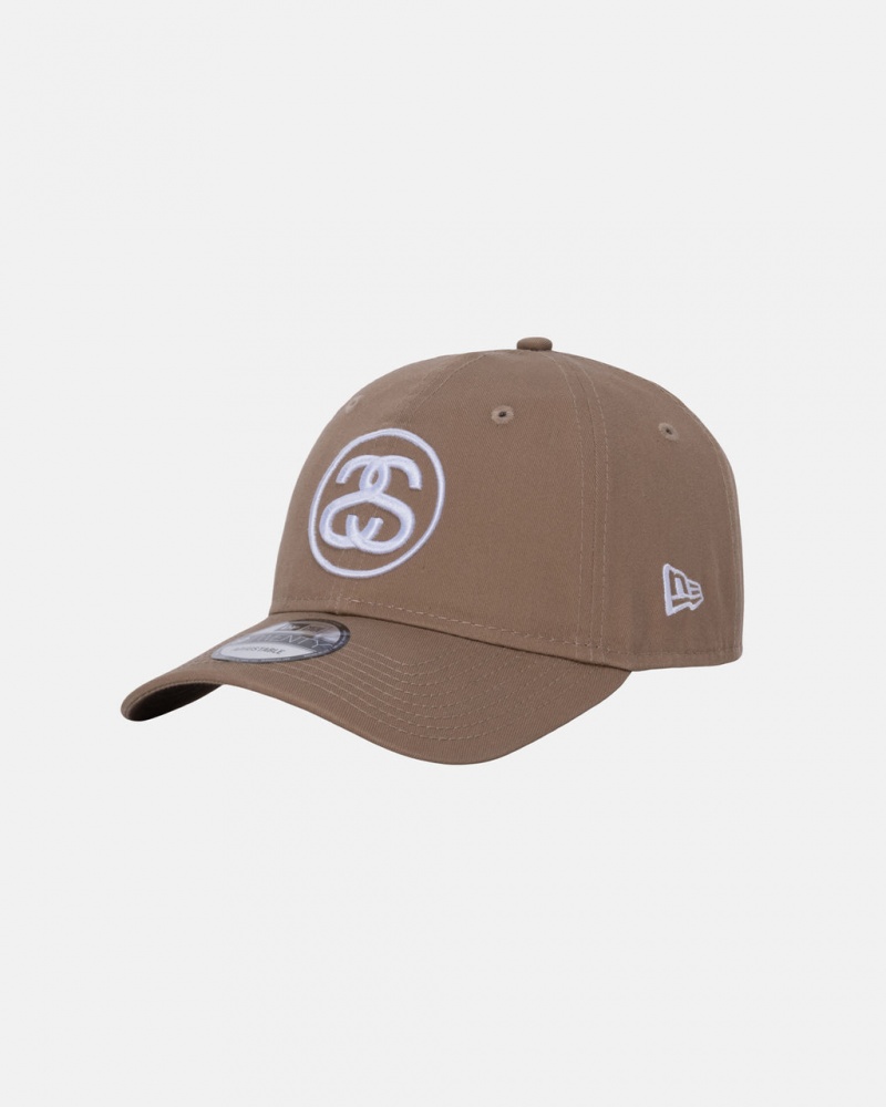 Stussy SS Link 9Twenty Cap - Unisex Khaki | HUIIZ45720