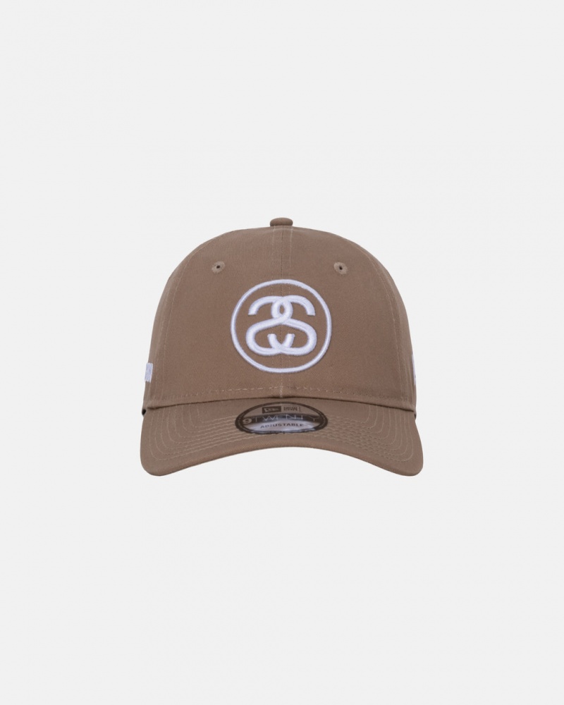 Stussy SS Link 9Twenty Cap - Unisex Khaki | HUIIZ45720