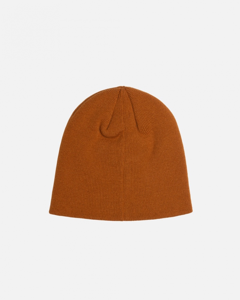 Stussy Skullcap Basic - Unisex Barna | HUZPD67716