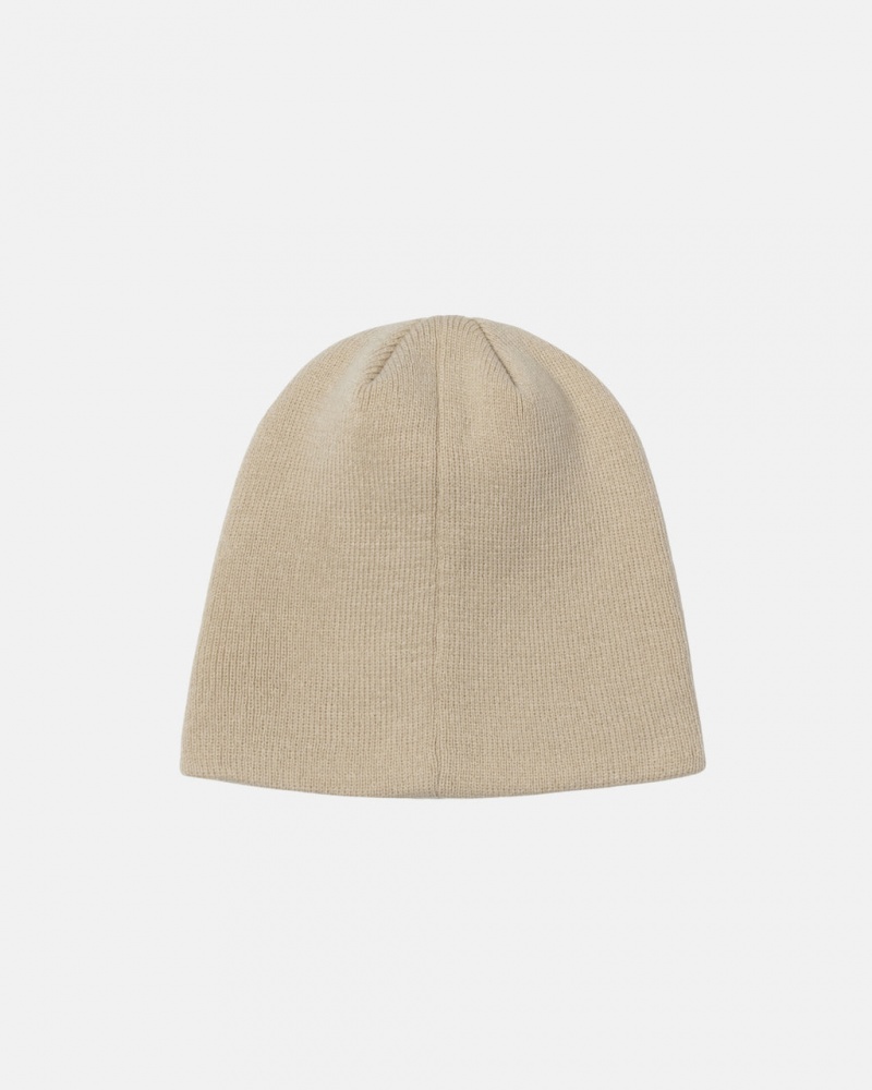 Stussy Skullcap Basic - Unisex Krém | ZHUNQ66640