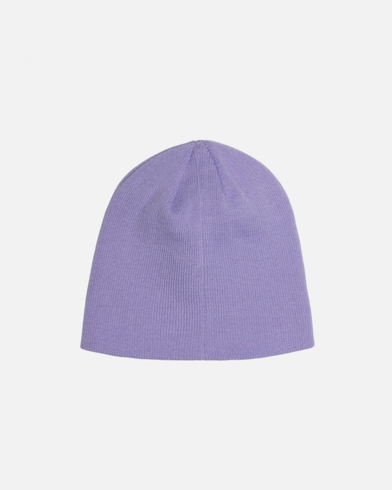 Stussy Skullcap Basic - Unisex Lila | DHUVO49132