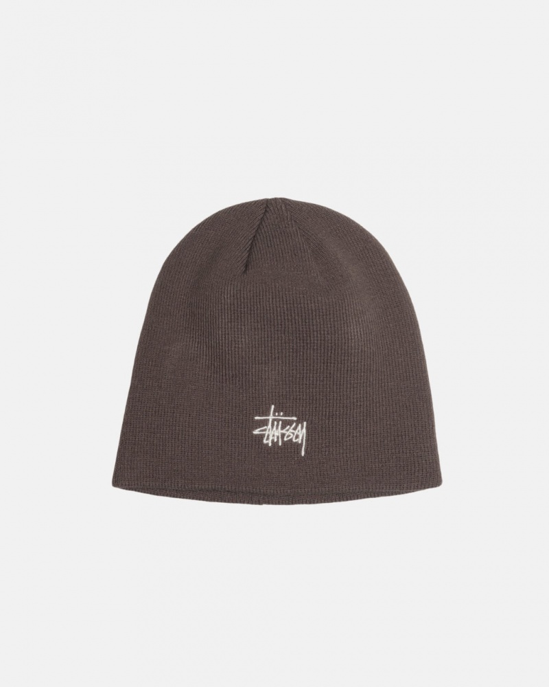 Stussy Skullcap Basic - Unisex Szürke | HUICD77425