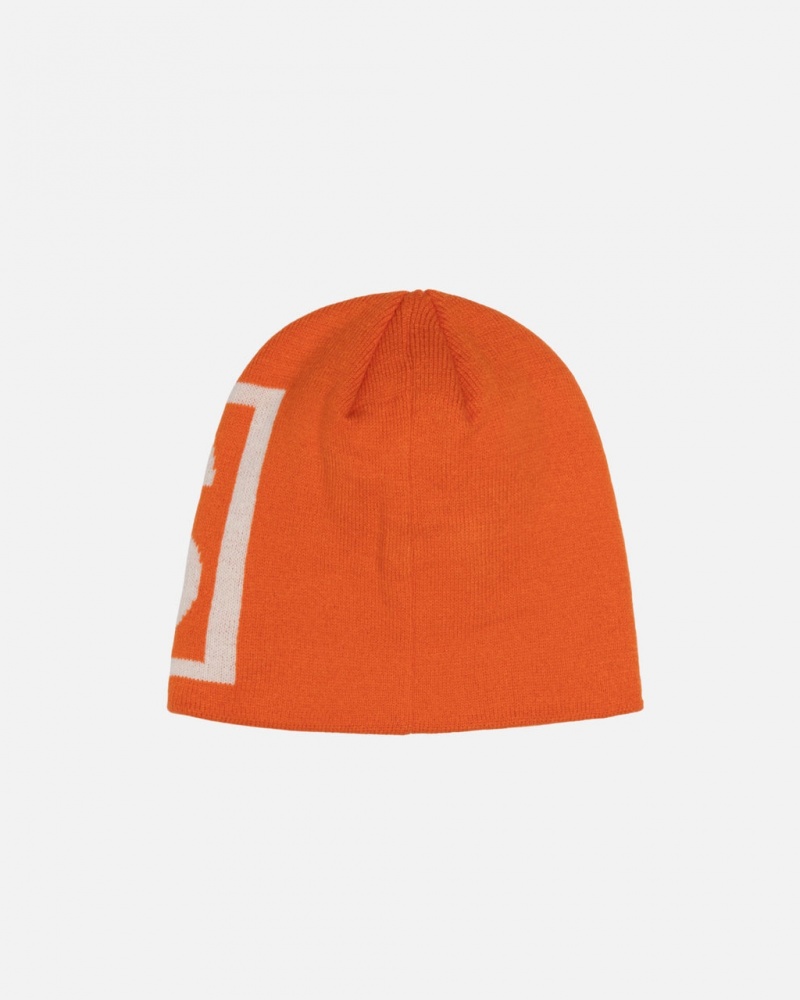 Stussy Skullcap SS Link - Unisex Narancssárga | GHUUC42464