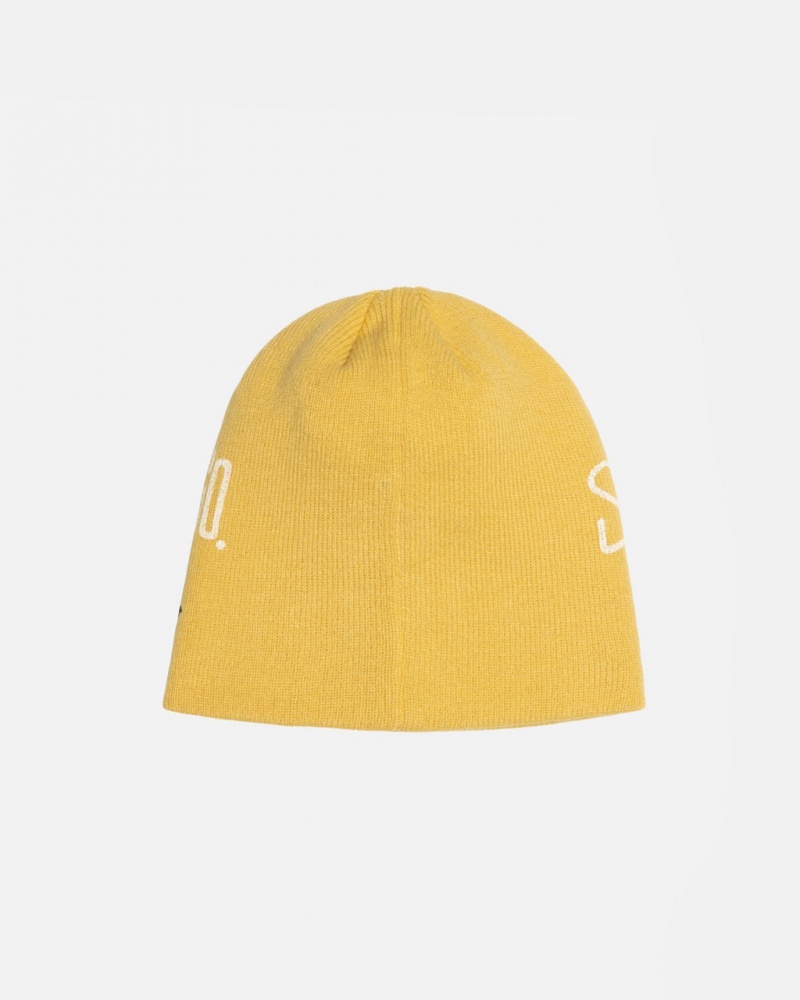 Stussy Skullcap Workgear Print - Unisex Mustár | FHUUI76095