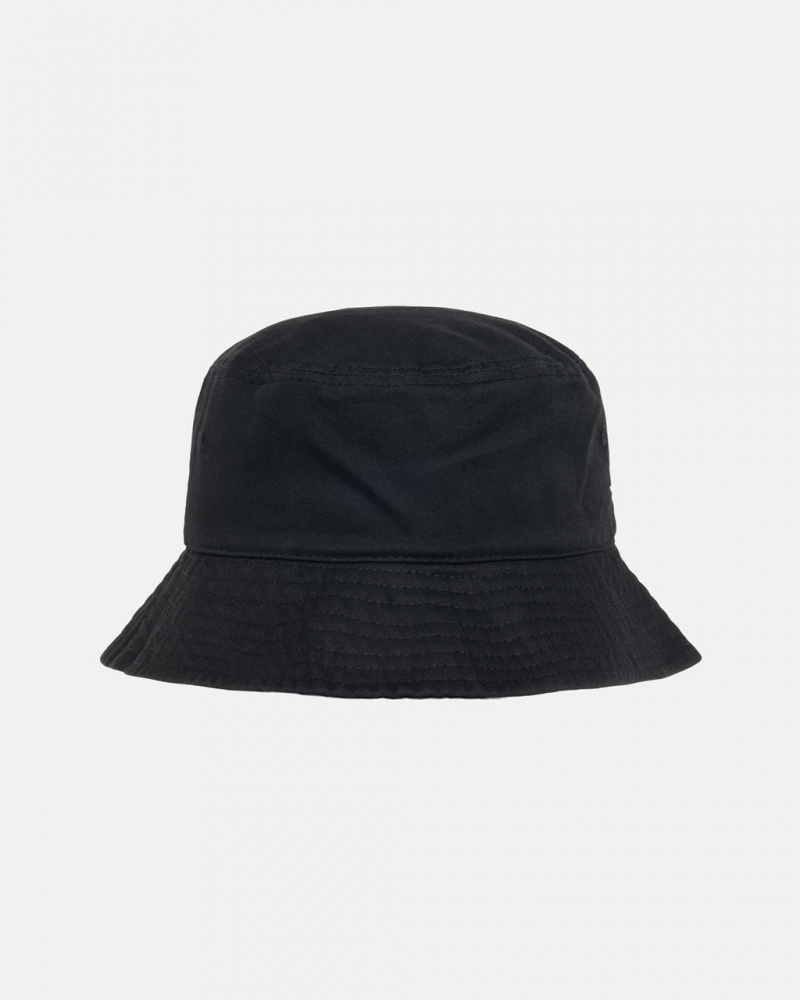 Stussy Stock Bucket Hat - Mens Fekete | PHUER92176