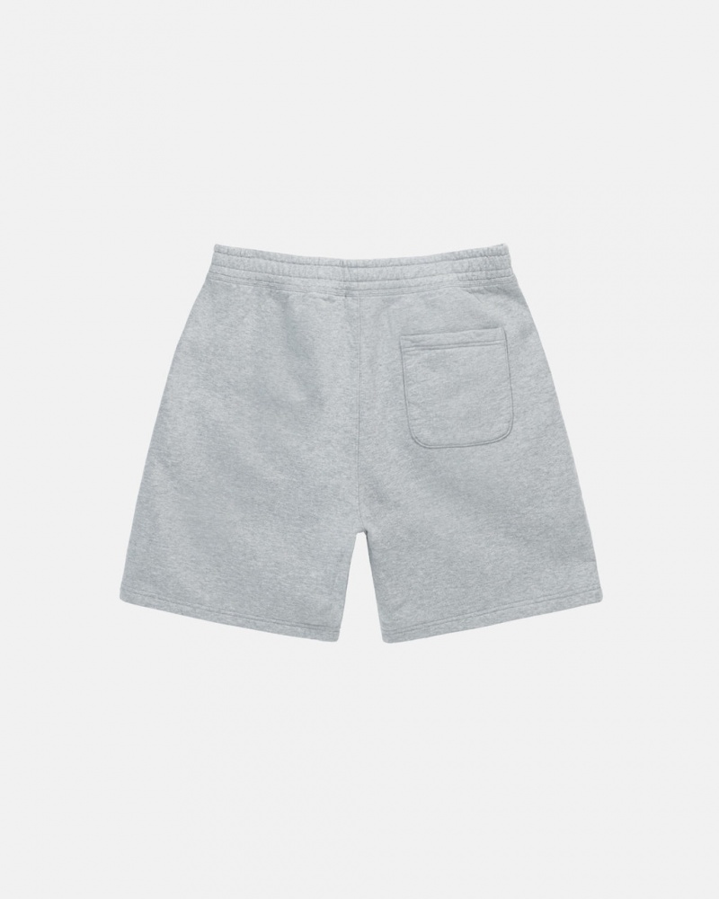 Stussy Stock Logo Sweatshort - Unisex Shorts Trunks Szürke | GHUEC20069